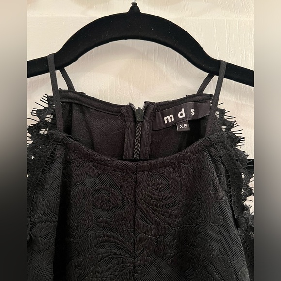 Black Lace XS Midi Dress - Picture 3 of 3